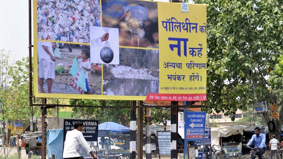 Plastic bags being widely used in Jharkhand 18 months after the ban