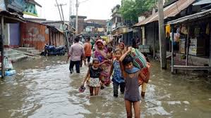 Heavy Rainfall in Bihar; Rivers Pose Flood Threat to Many Districts