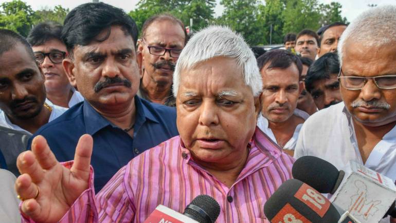 Jharkhand HC bench recuses from hearing CBI plea in case involving Lalu Prasad