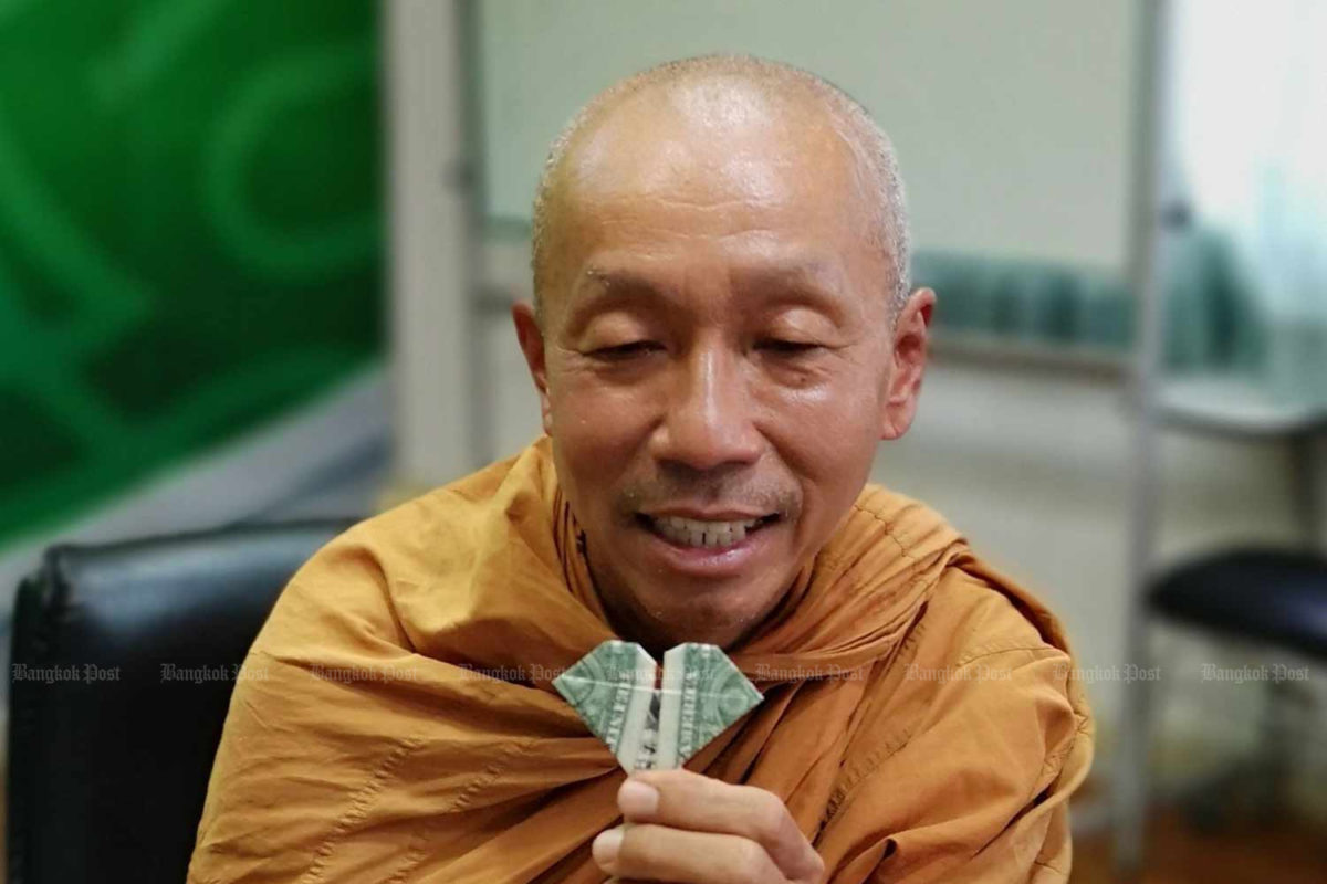‘Peace walk’ monk returns to Thailand