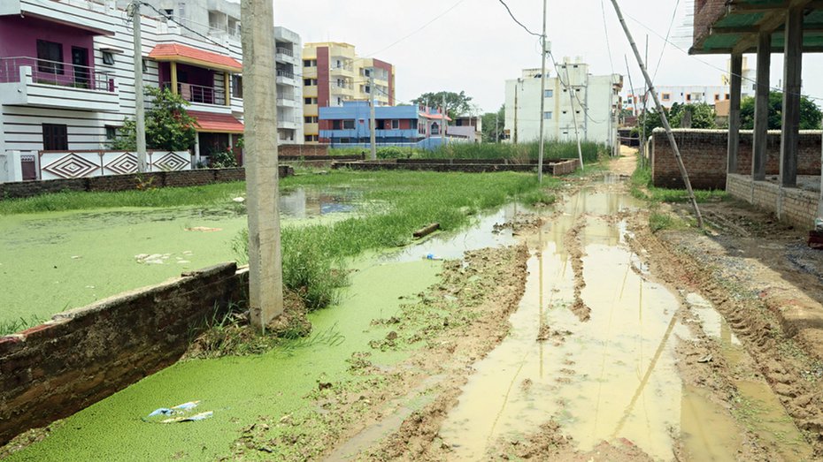 Ranchi ‘Smart City’ locality with mud roads and no drains