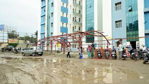 Mucky road test for Ranchi patients