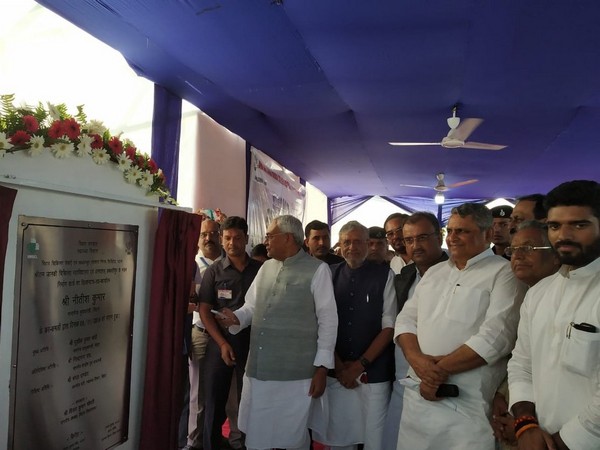 Bihar CM Nitish Kumar lays foundation stone for 500-bed hospital in Ujiarpur.