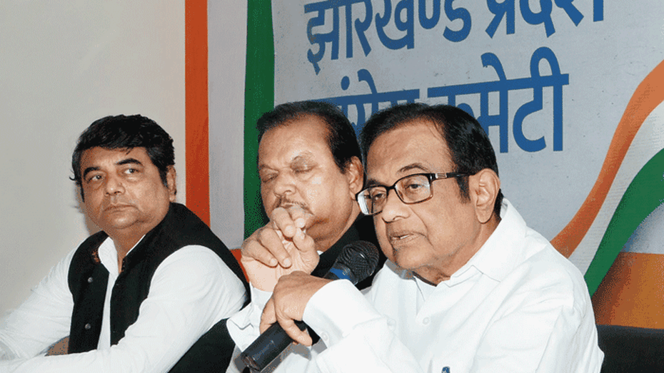 Slowdown will hurt Jharkhand: Chidambaram