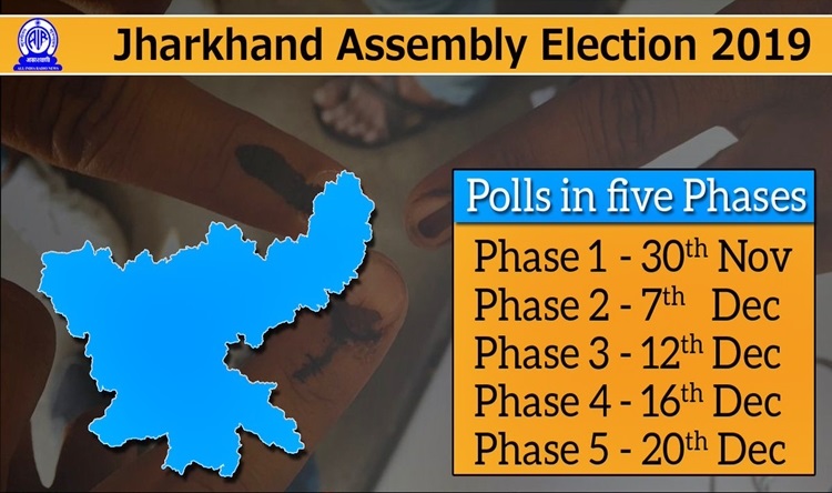 Polling underway for final phase of Jharkhand assembly elections.