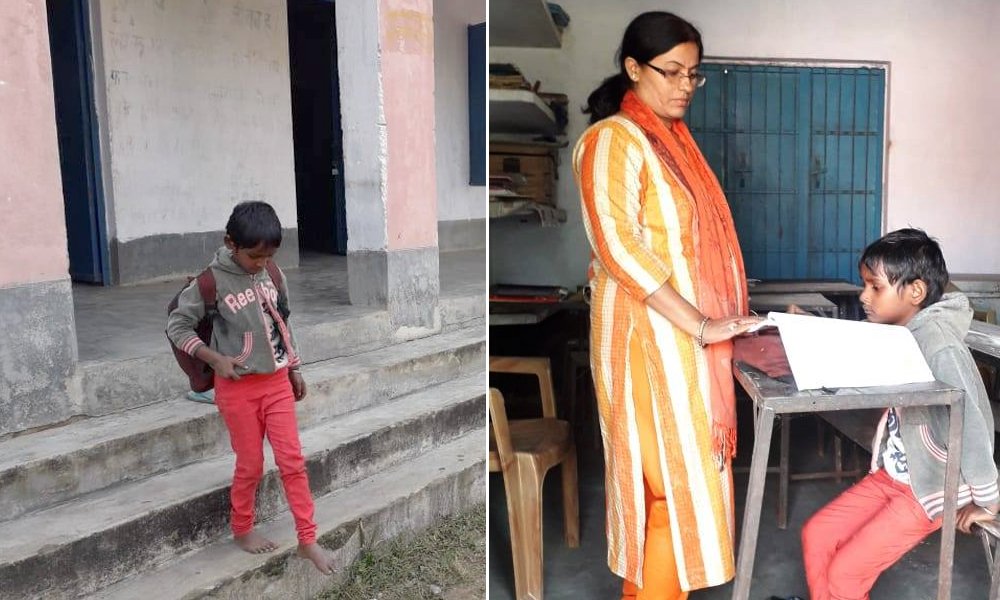 Bihar: A govt school that runs for one student.