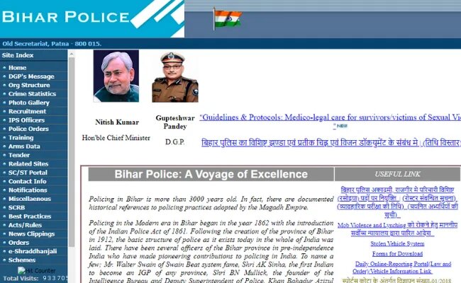 Bihar Police SI 2020 Application Process closing Today on bpssc.bih.nic.in
